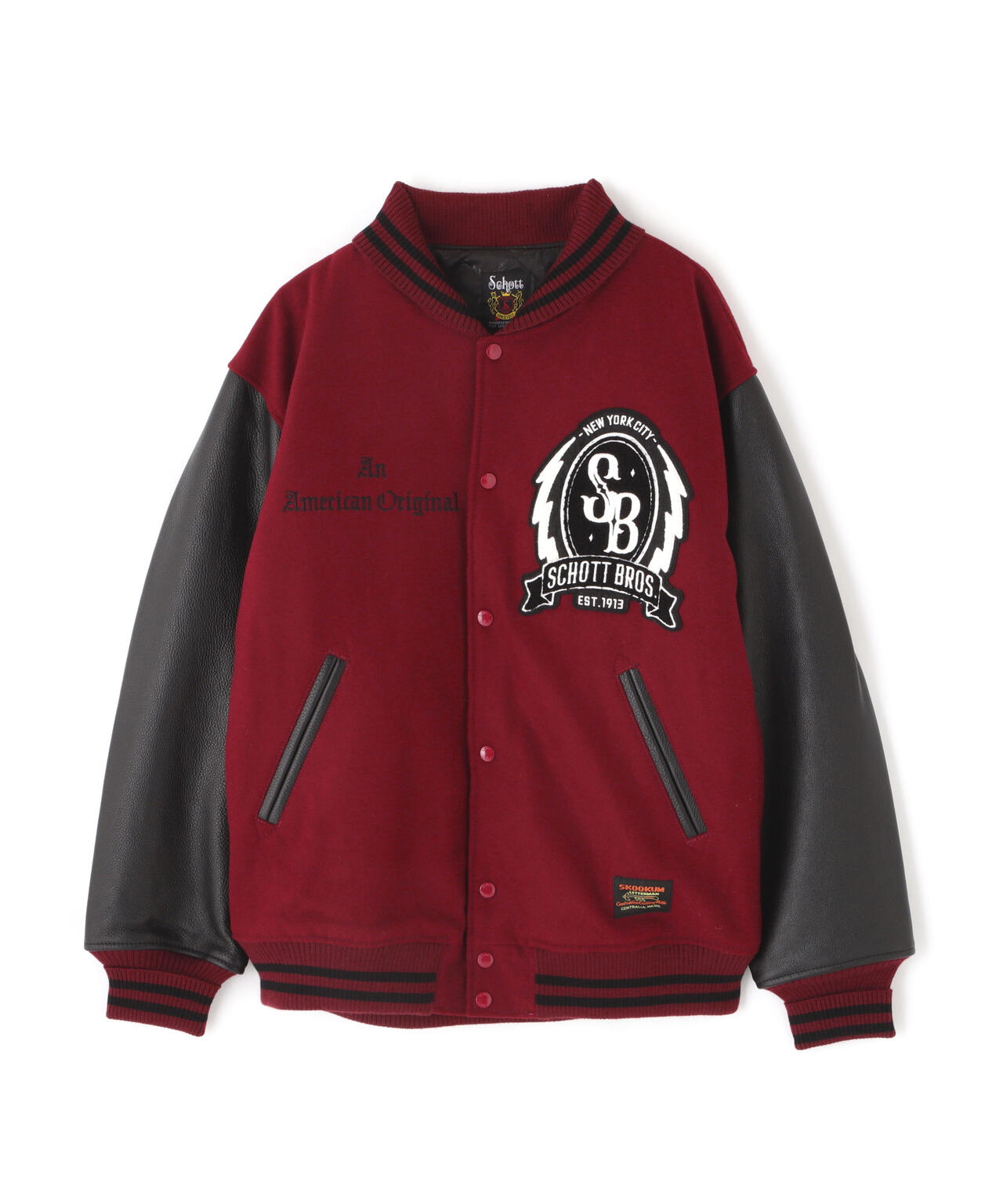 MELTON STADIUM JACKET/メルトンスタジアム ジャケット | Schott