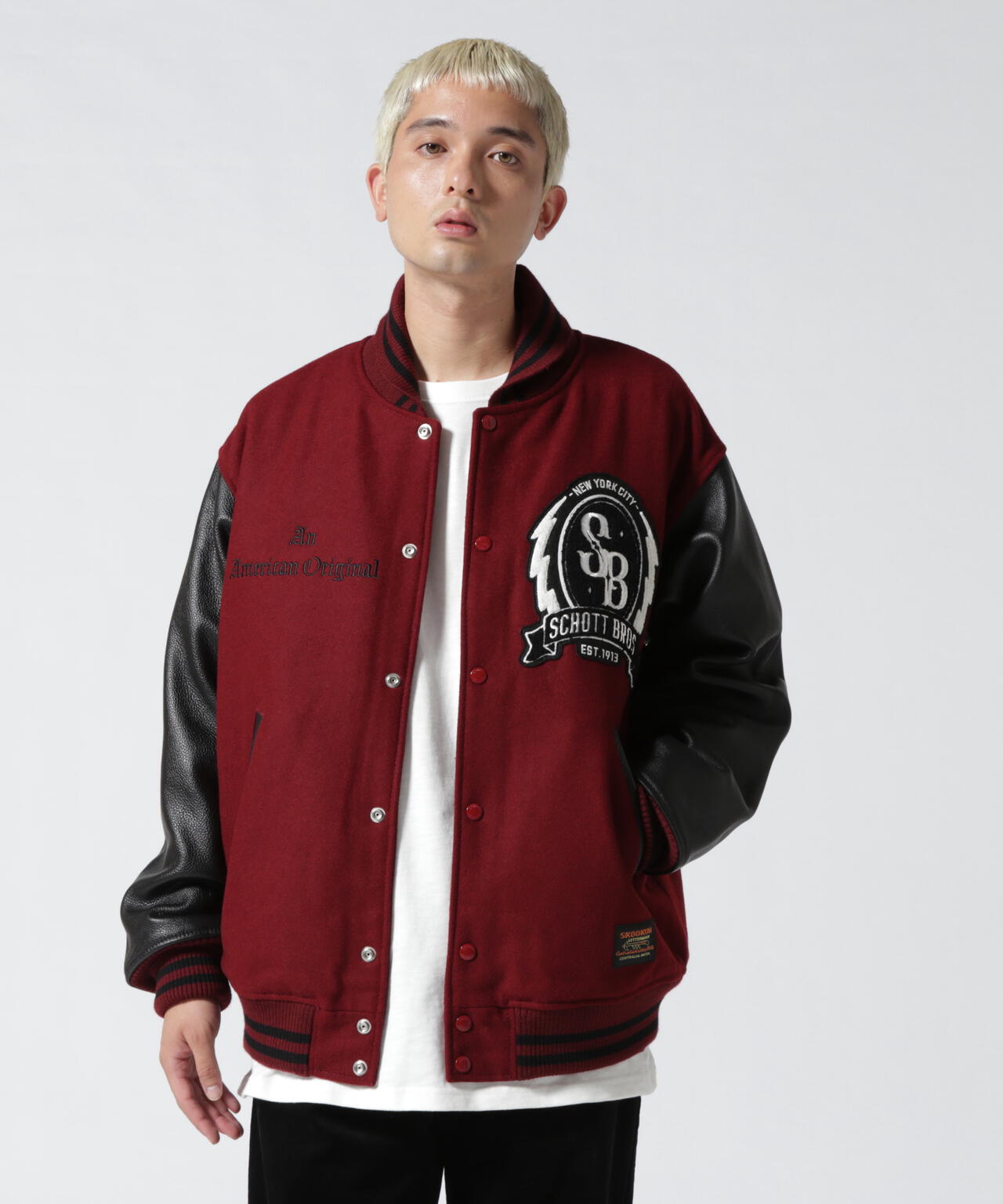 MELTON STADIUM JACKET/メルトンスタジアム ジャケット | Schott ( ショット ) | US ONLINE  STORE（US オンラインストア）