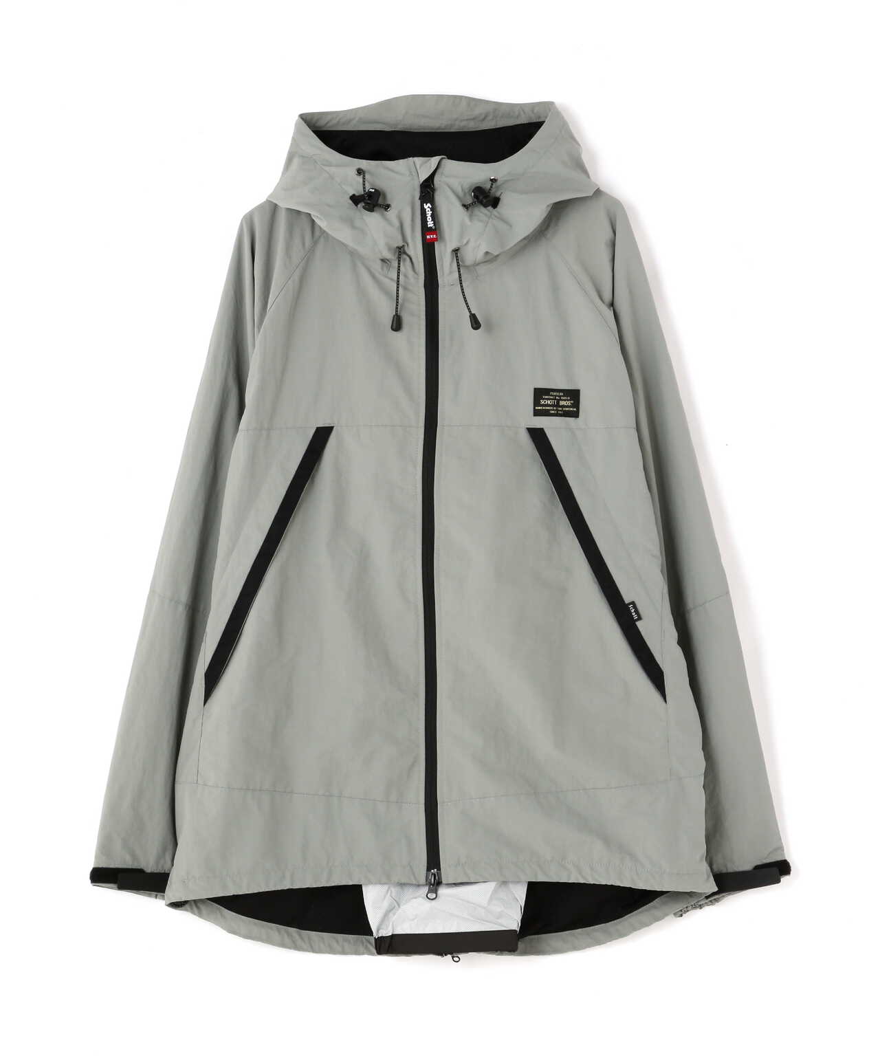 NYLON HOODED ZIP JACKET/ナイロンフーディー ジップジャケット