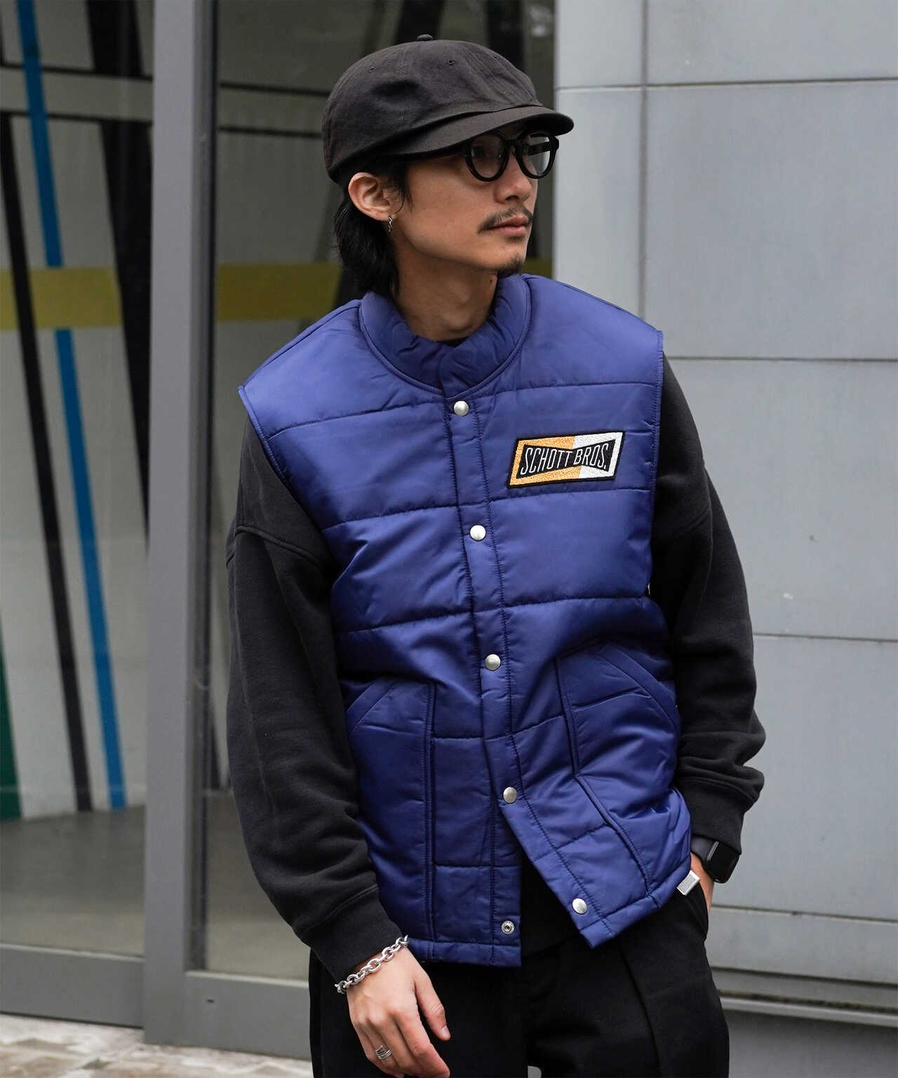 WEB LIMITEDPADDED VEST/パテッドベスト   Schott  ショット    US