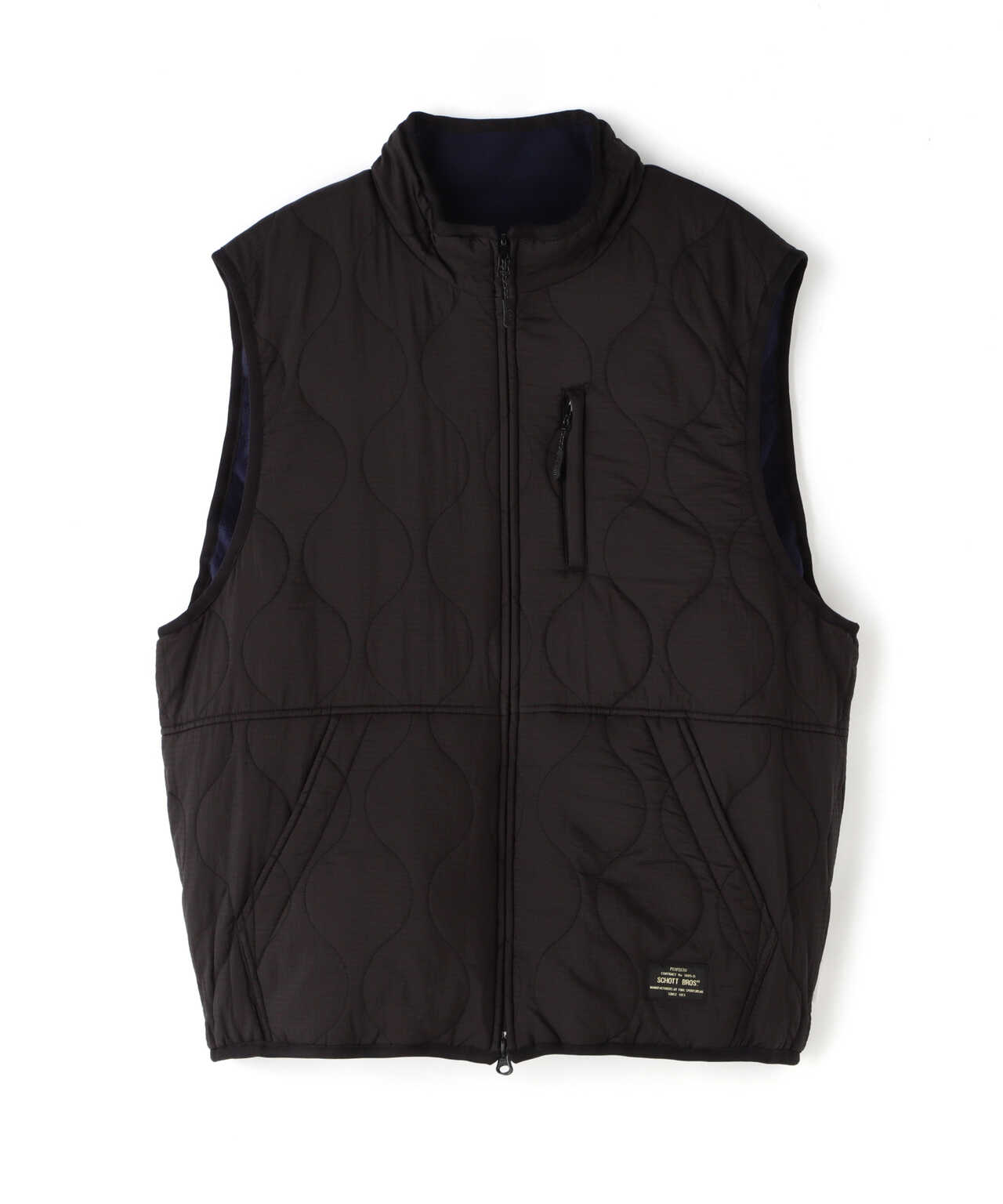 REVERSIBLE 2TONE VEST/リバーシブル 2トーンベスト | Schott 