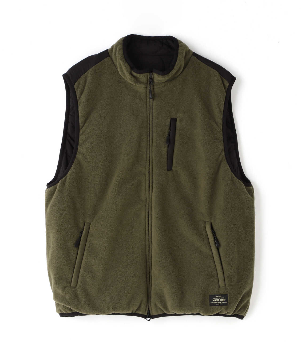 REVERSIBLE 2TONE VEST/リバーシブル 2トーンベスト | Schott 