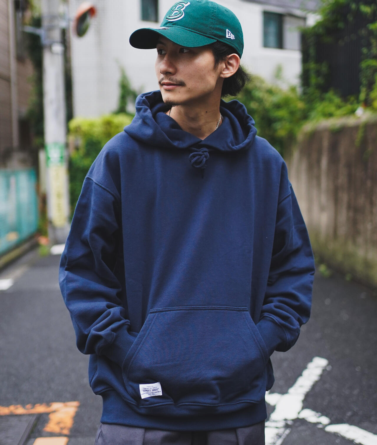 BLANK HOODED 02/SWEATSHIRT. COPO★M★ORG