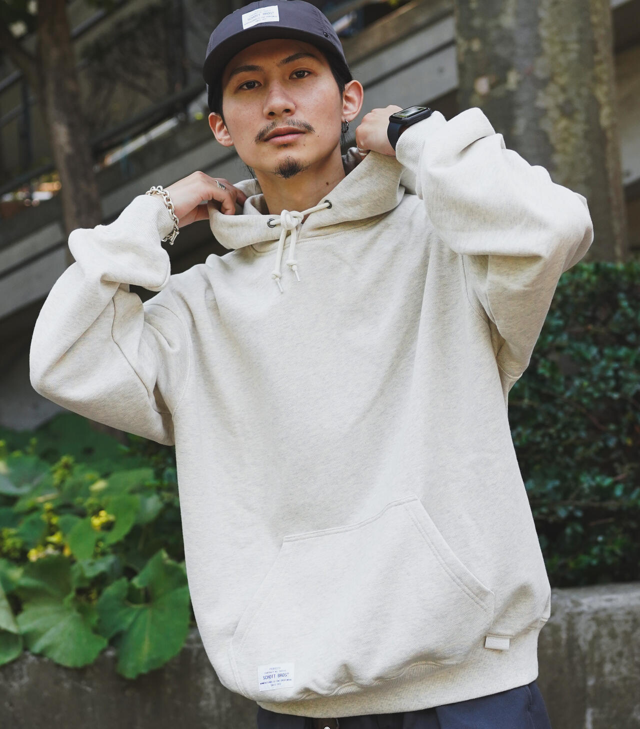 WEB LIITED】BLANK HOODED SWEAT/無地 パーカー | Schott ( ショット