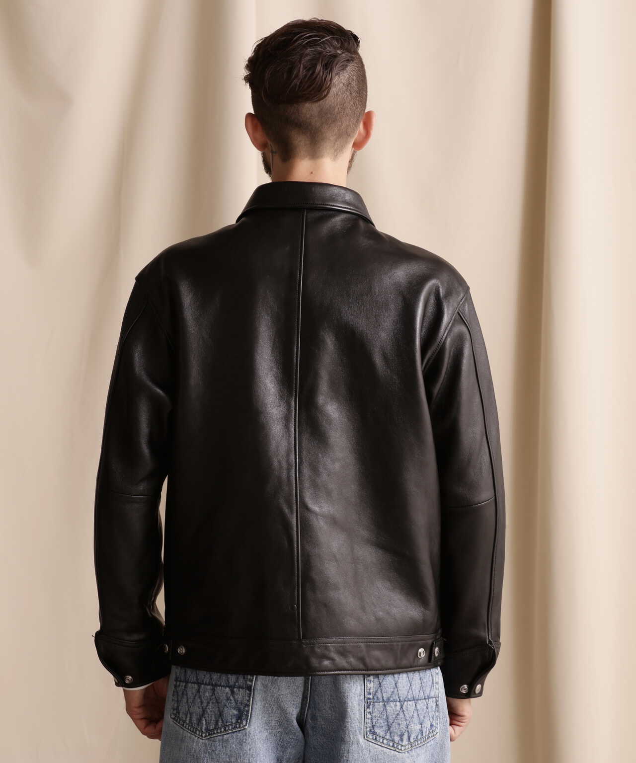 LEATHER TRACKER JACKET/レザートラッカージャケット | Schott