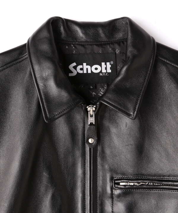 Schott ショット LEATHER TRACKER JACKET L