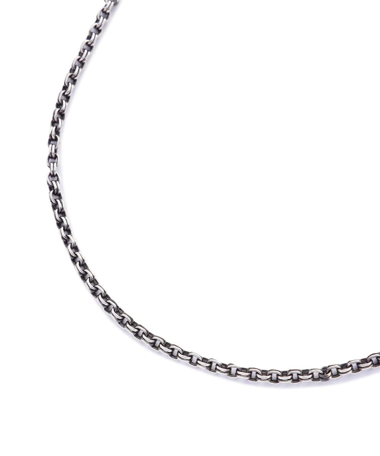 meian/メイアン/STERLING SILVER DOUBLE LINK CHAIN NECKLACE/ダブル 