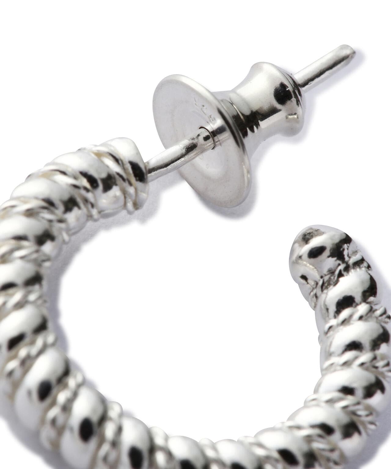 meian/メイアン/STERLING SILVER ROPE SPIRAL PIERCE/ロープスパイラル