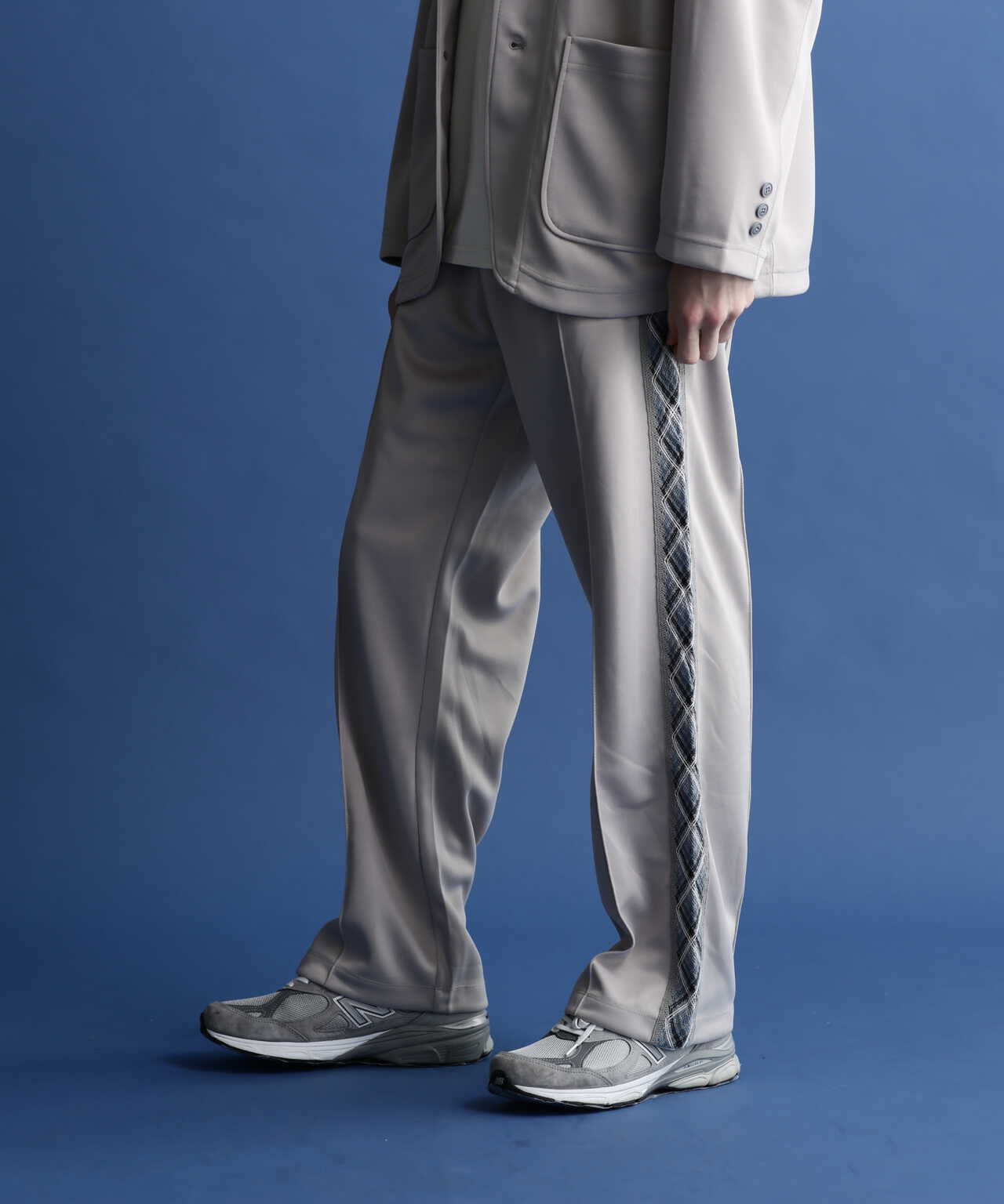 TAPING JERSEY TRACK PANTS/テーピングジャージ トラックパンツ 