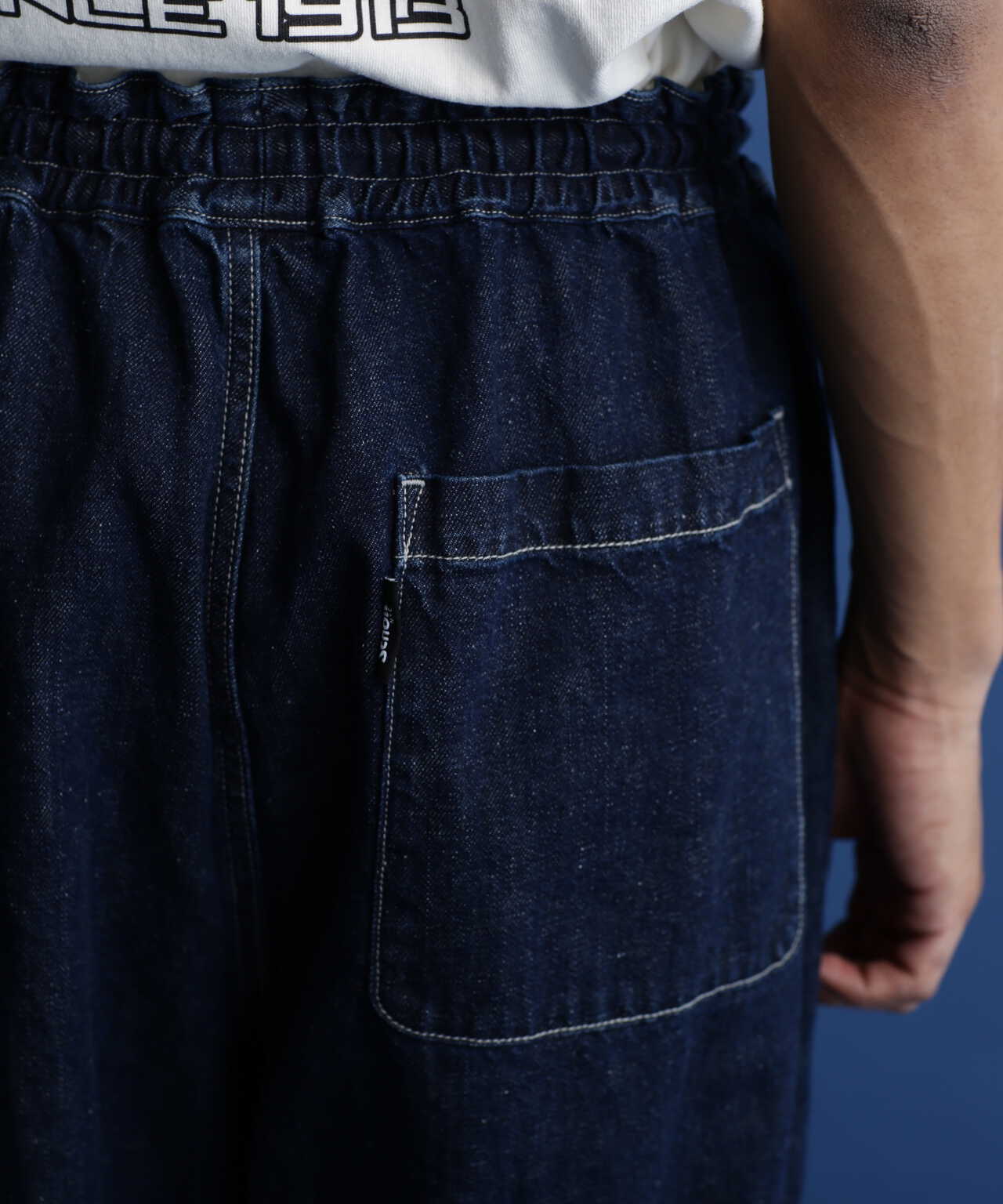 NEP DENIM OVER PANTS/ネップ デニム オーバーパンツ