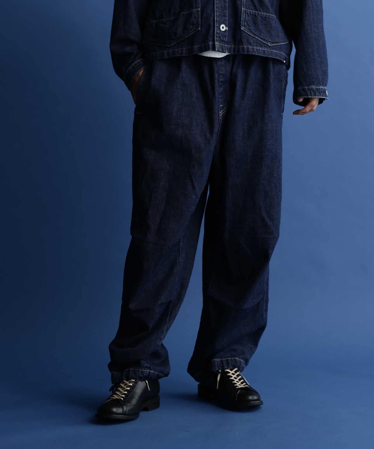 NEP DENIM OVER PANTS/ネップ デニム オーバーパンツ | Schott