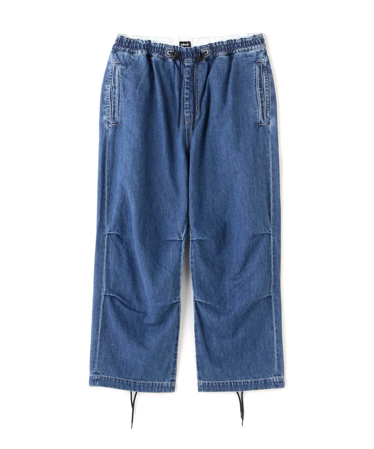 NEP DENIM OVER PANTS/ネップ デニム オーバーパンツ