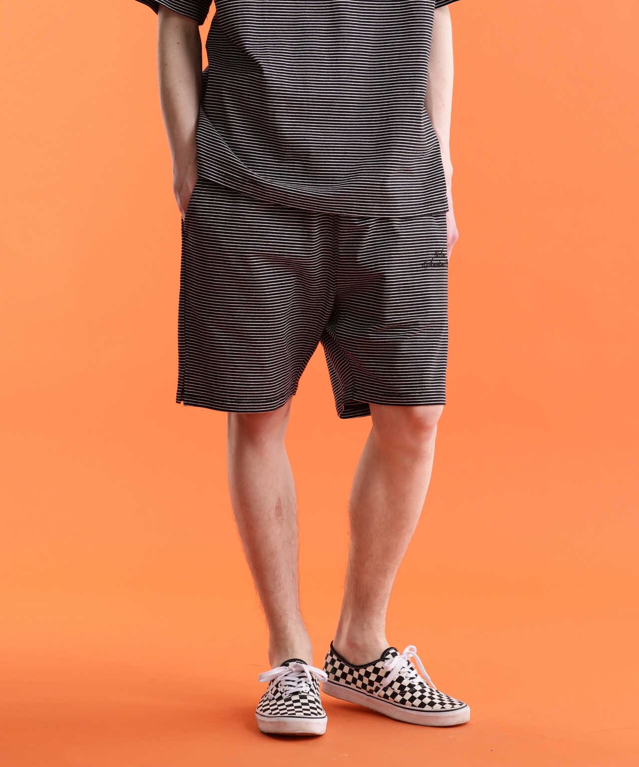 【WEB LIMITED】CUTSEW SHORTS BLIND STRIPE/カットソー ショーツ ブラインドスト