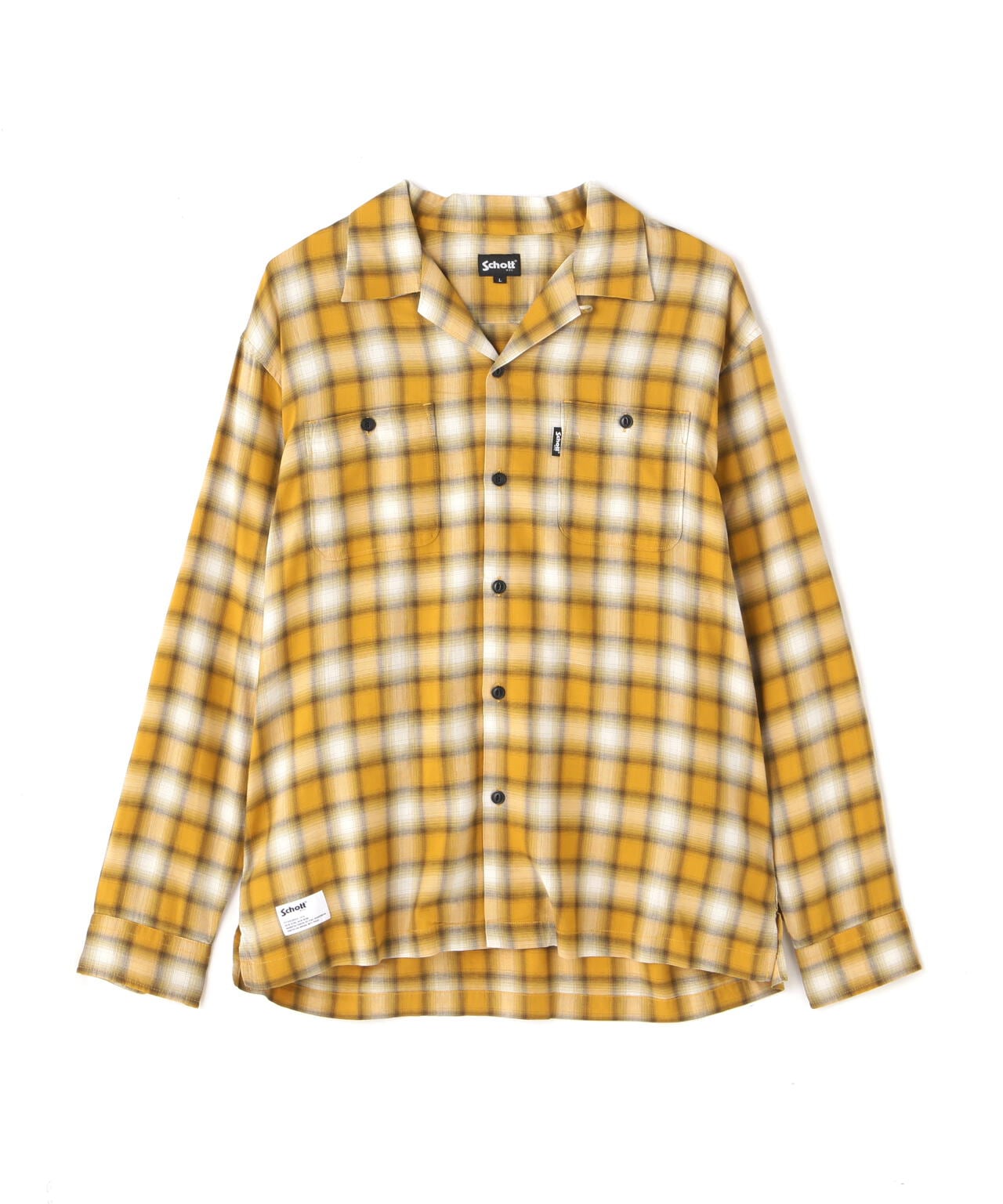 OMBRE PLAID L/S SHIRT/オンブレ LS チェックシャツ