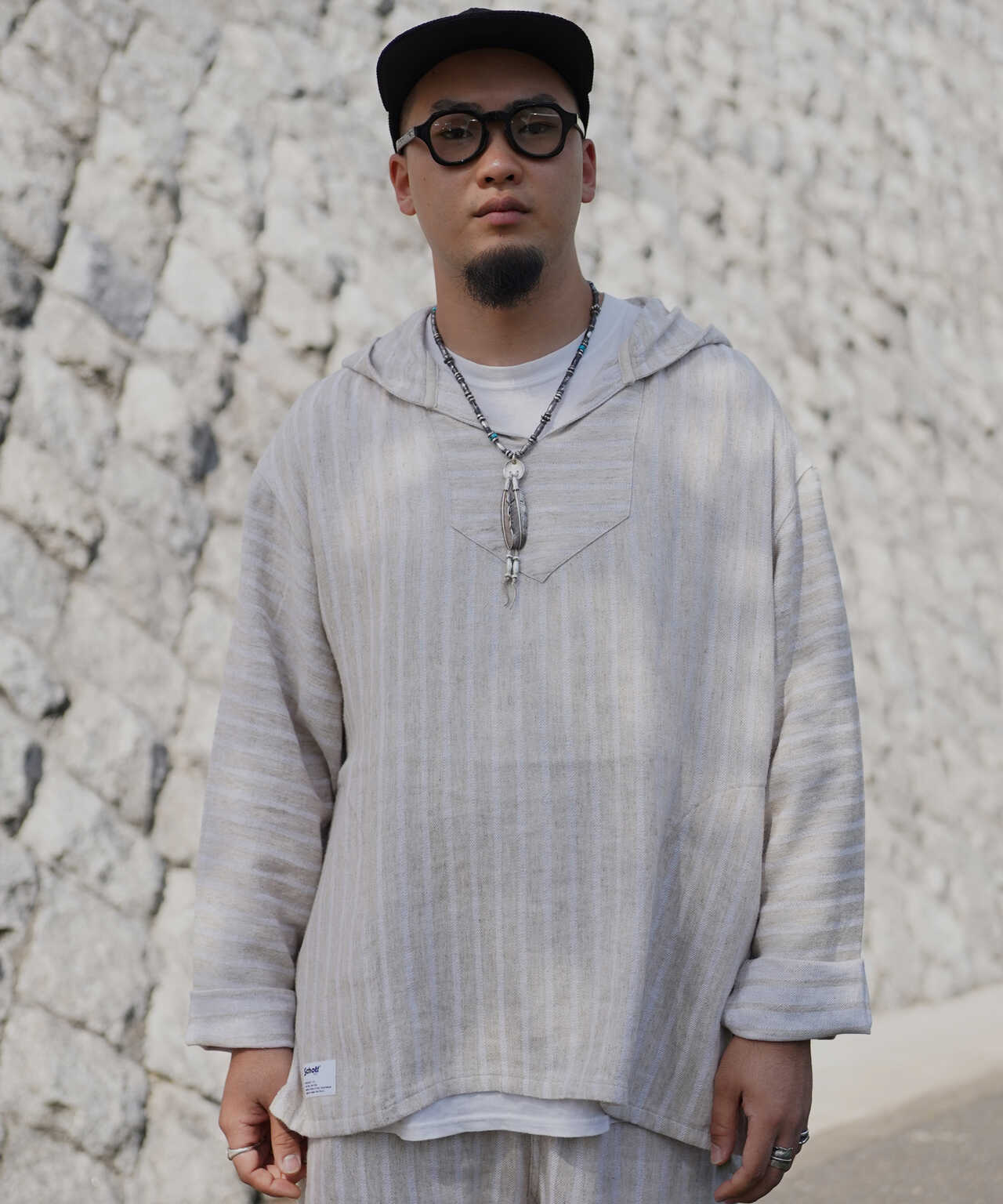 BAJA HOODED SHIRT/バハ フーディシャツ