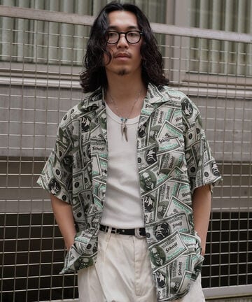 SS SHIRT ”$110 PATTERNED”/”110ドル パターン” 半袖シャツ