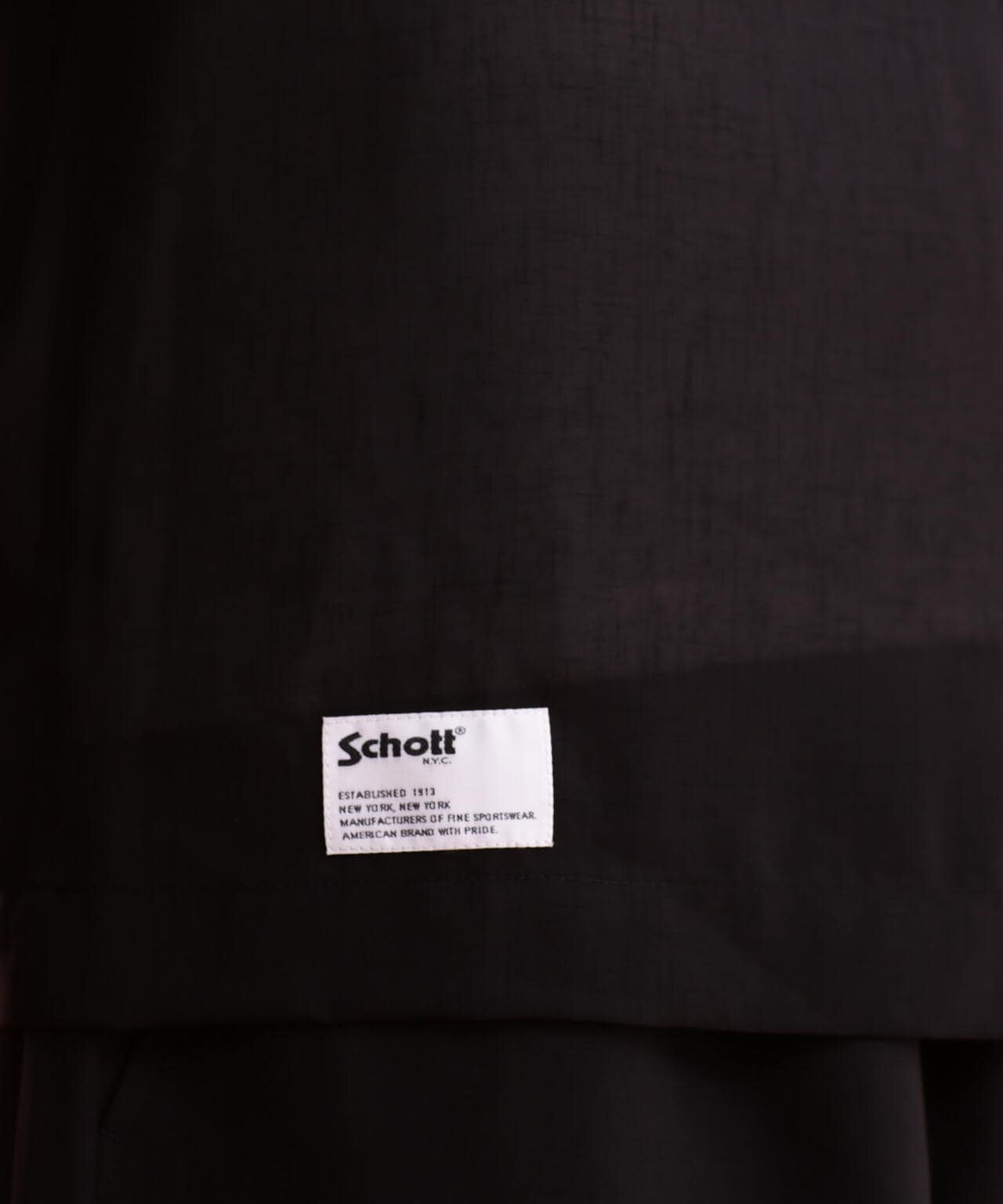 SLUB CHIFFON S/S SHIRT/スラブシフォン シャツ | Schott ( ショット