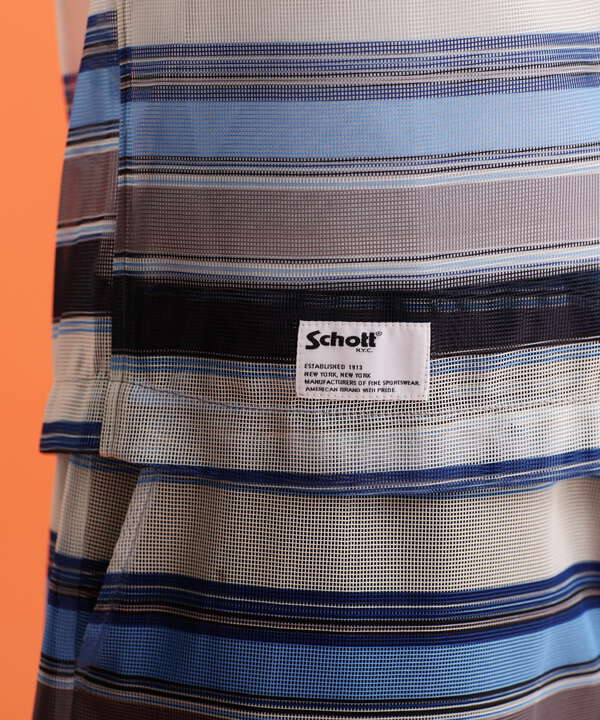 PATTERNED MESH S/S SHIRT/パターンメッシュ ショートスリーブシャツ