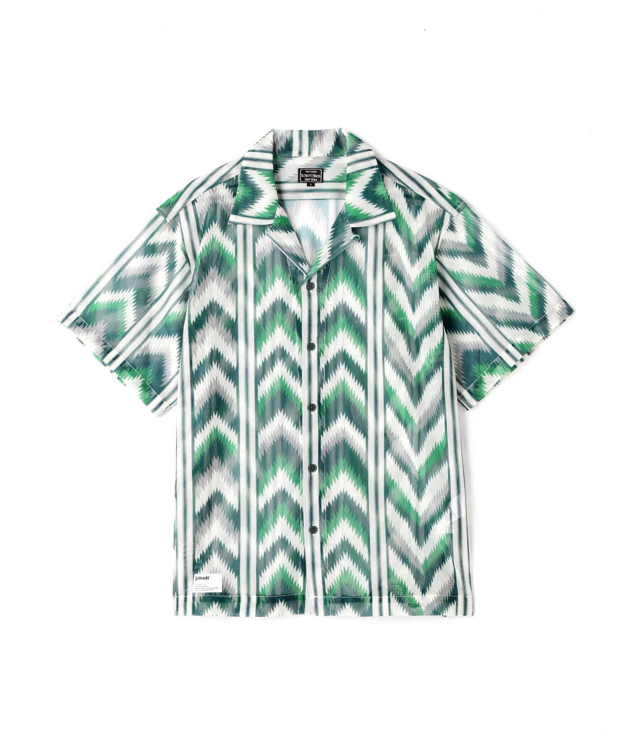 PATTERNED MESH S/S SHIRT/パターンメッシュ ショートスリーブシャツ