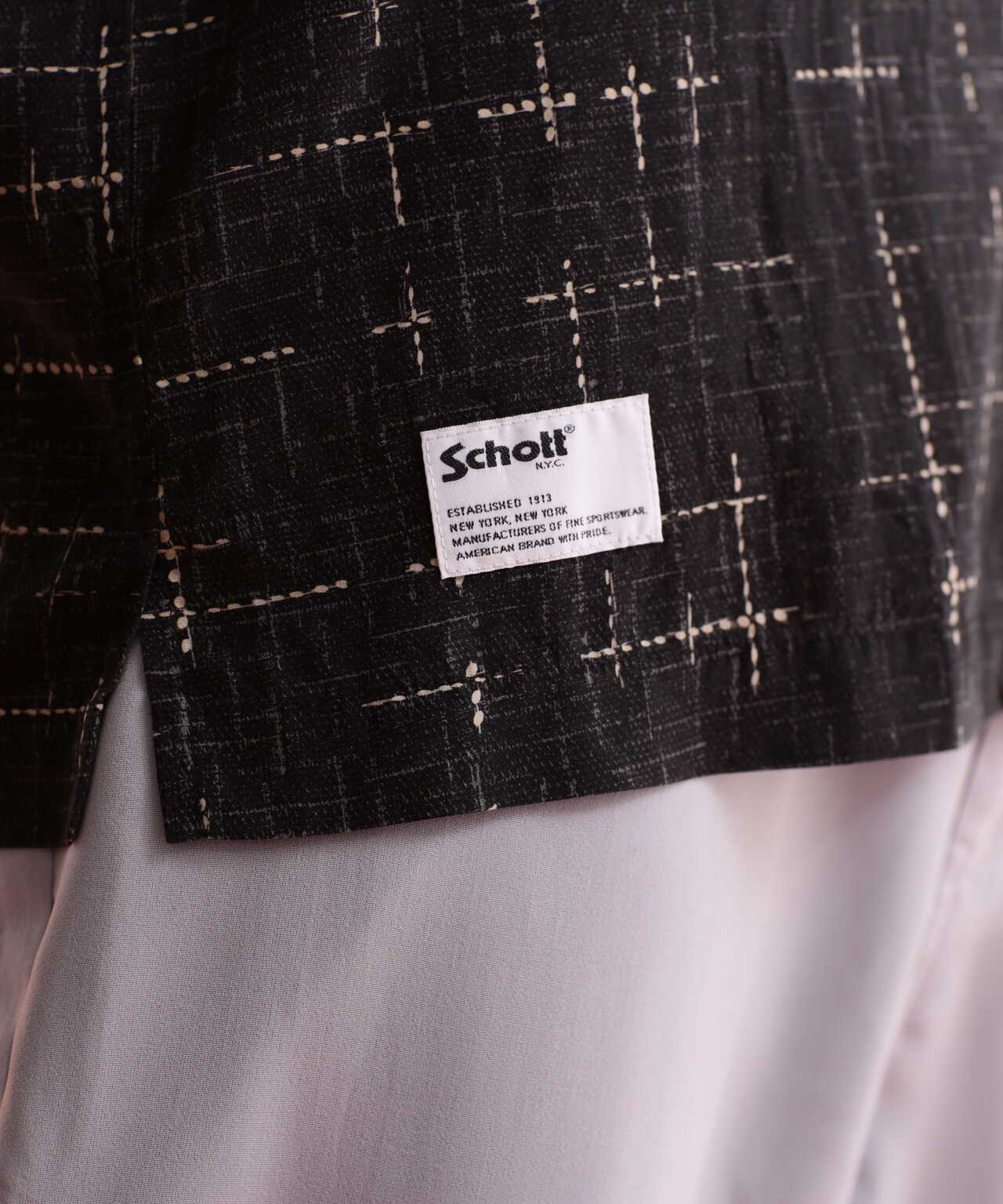 KASURI PLAID SS SHIRT/カスリ プレイド 半袖シャツ | Schott