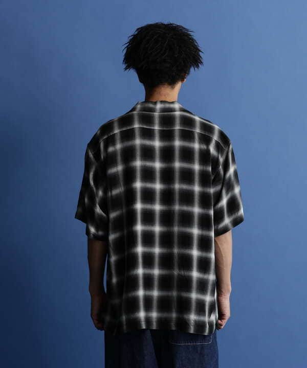 OMBRE PLAID SS SHIRT/オンブレ チェック 半袖シャツ