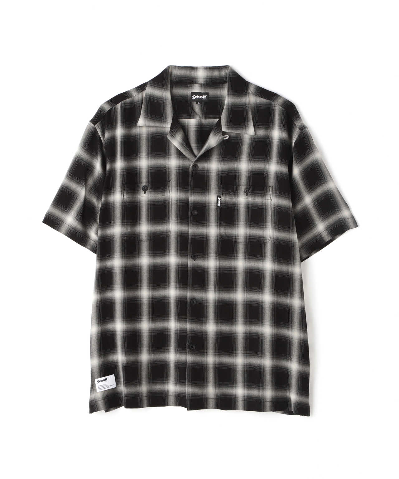 OMBRE PLAID SS SHIRT/オンブレ チェック 半袖シャツ