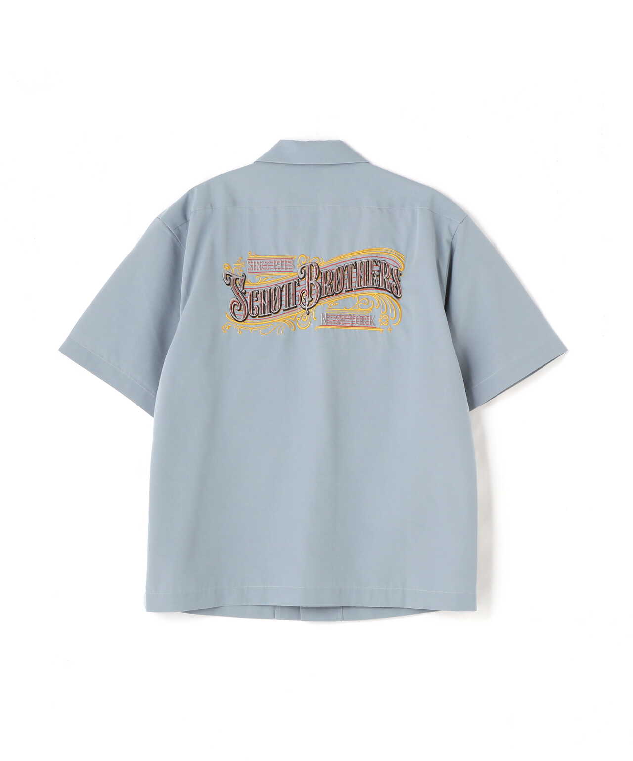 【WEB LIMITED】EMB. TC SHIRT BARBER/刺繍シャツ "バーバーロゴ"