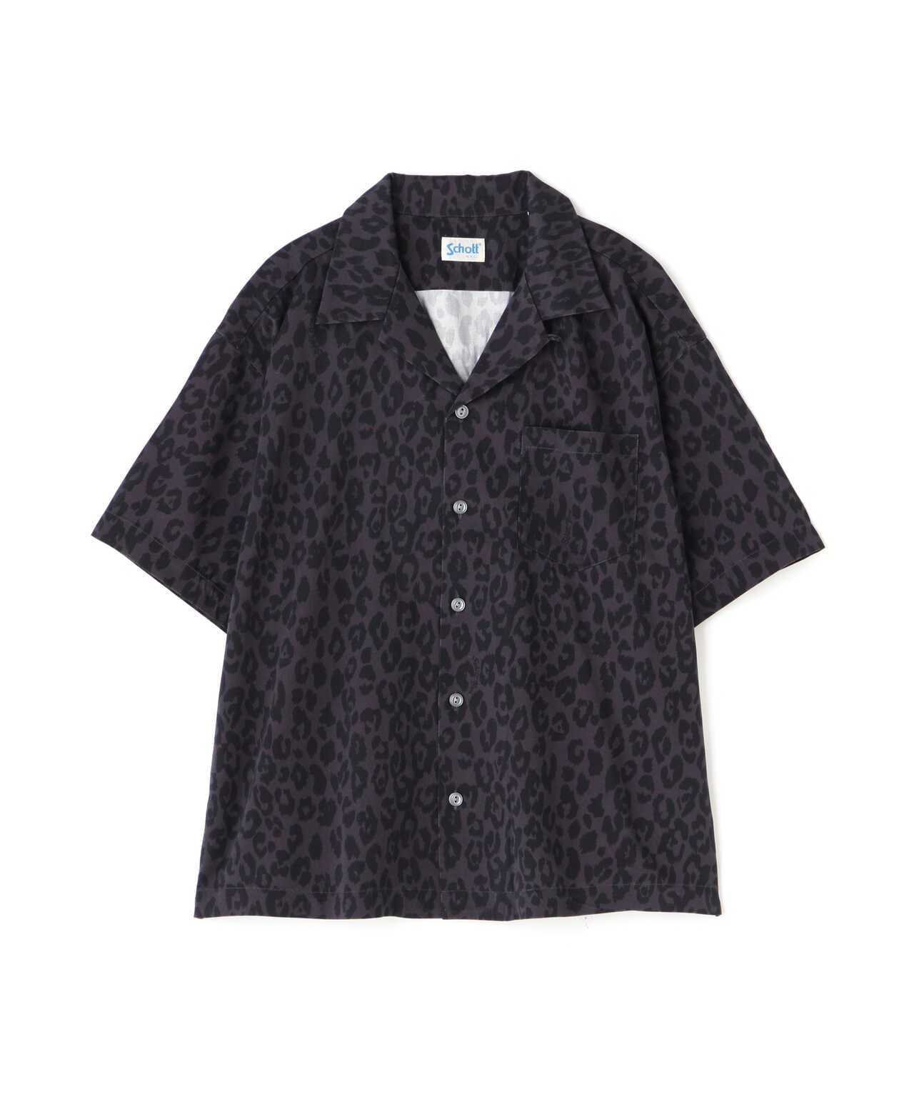 Women's/LEOPARD HAWAIIAN SHIRT/レオパード アロハシャツ | Schott