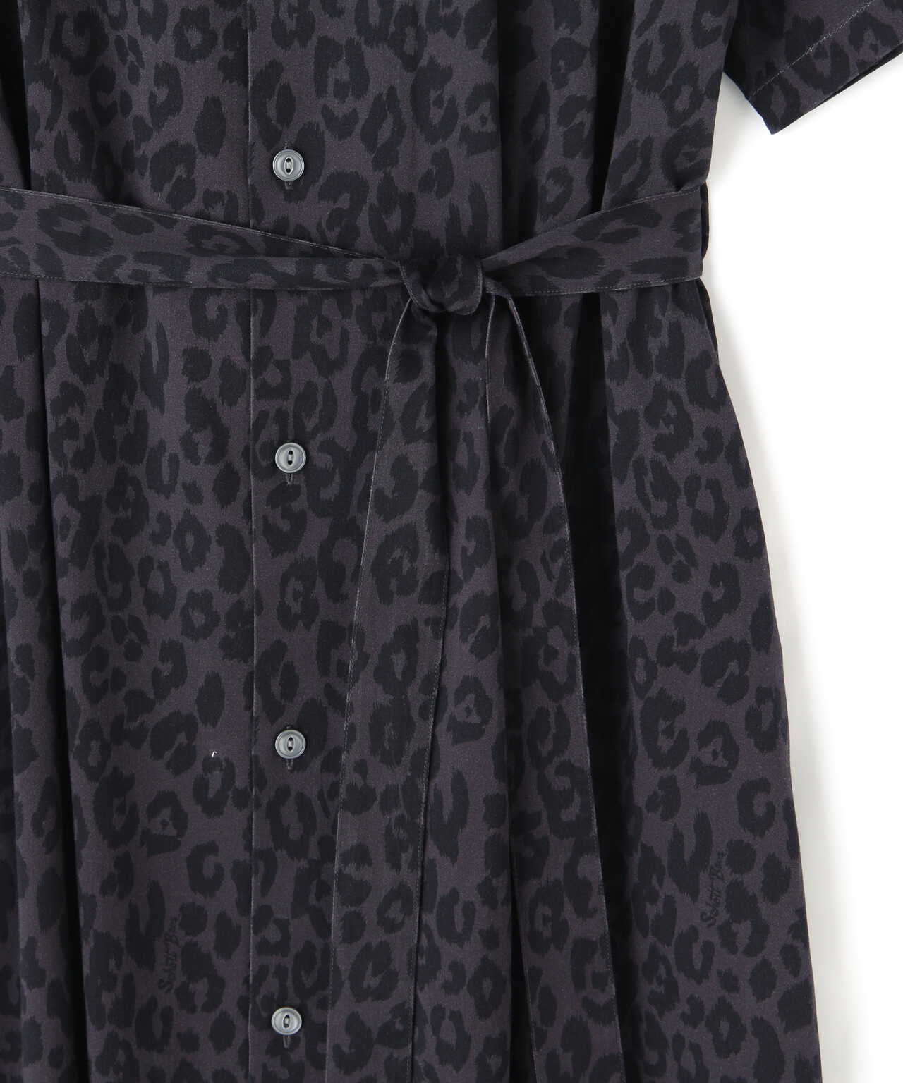 上質で快適 Women's/LEOPARD ハワイアンワンピース OP/レオパード HAWAIAN ワンピース