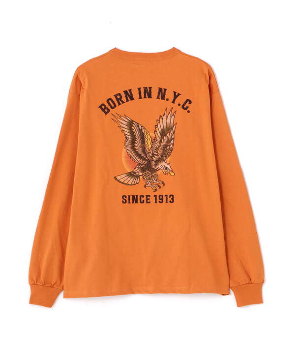 【WEB LIMITED】LS T-SHIRT AMERICAN TRADE EAGLE/アメリカントラッド イーグル ロングTシャツ