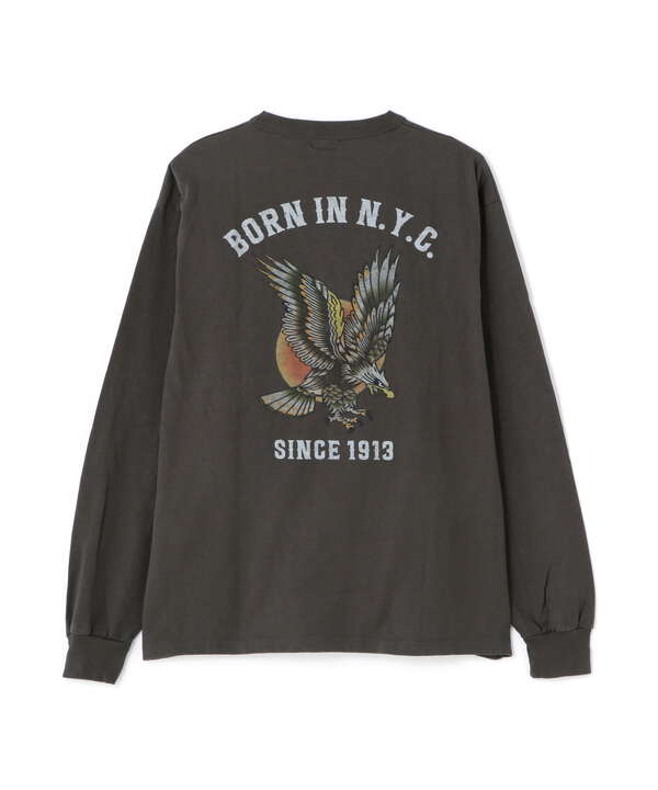 【WEB LIMITED】LS T-SHIRT AMERICAN TRADE EAGLE/アメリカントラッド イーグル ロングTシャツ