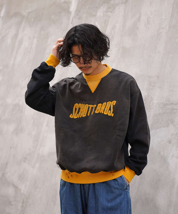 【WEB LIMITED】VINTAGE 2TONE CREW SWEAT/ヴィンテージ 2トーン クルースウェット