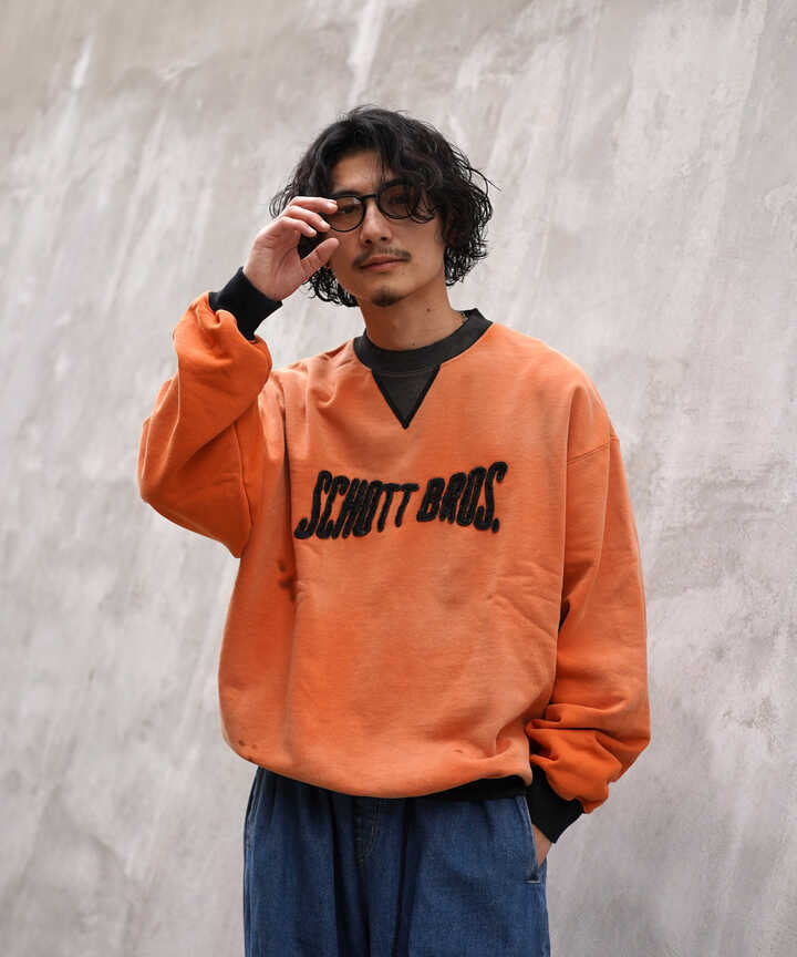 【WEB LIMITED】VINTAGE 2TONE CREW SWEAT/ヴィンテージ 2トーン クルースウェット