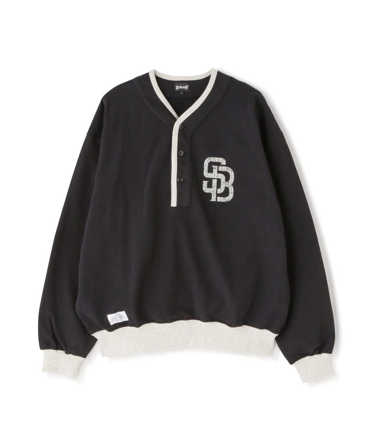 WEB LIMITED】B.B. SWEAT SB LOGO/ハーフボタン スウェット SBロゴ