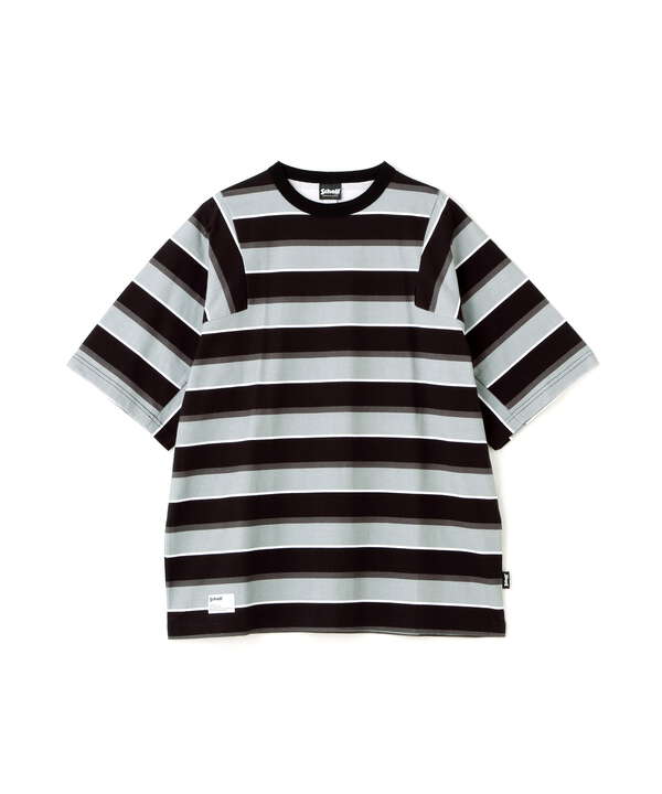 PANELED BORDER T-SHIRT/パネルボーダー Tシャツ