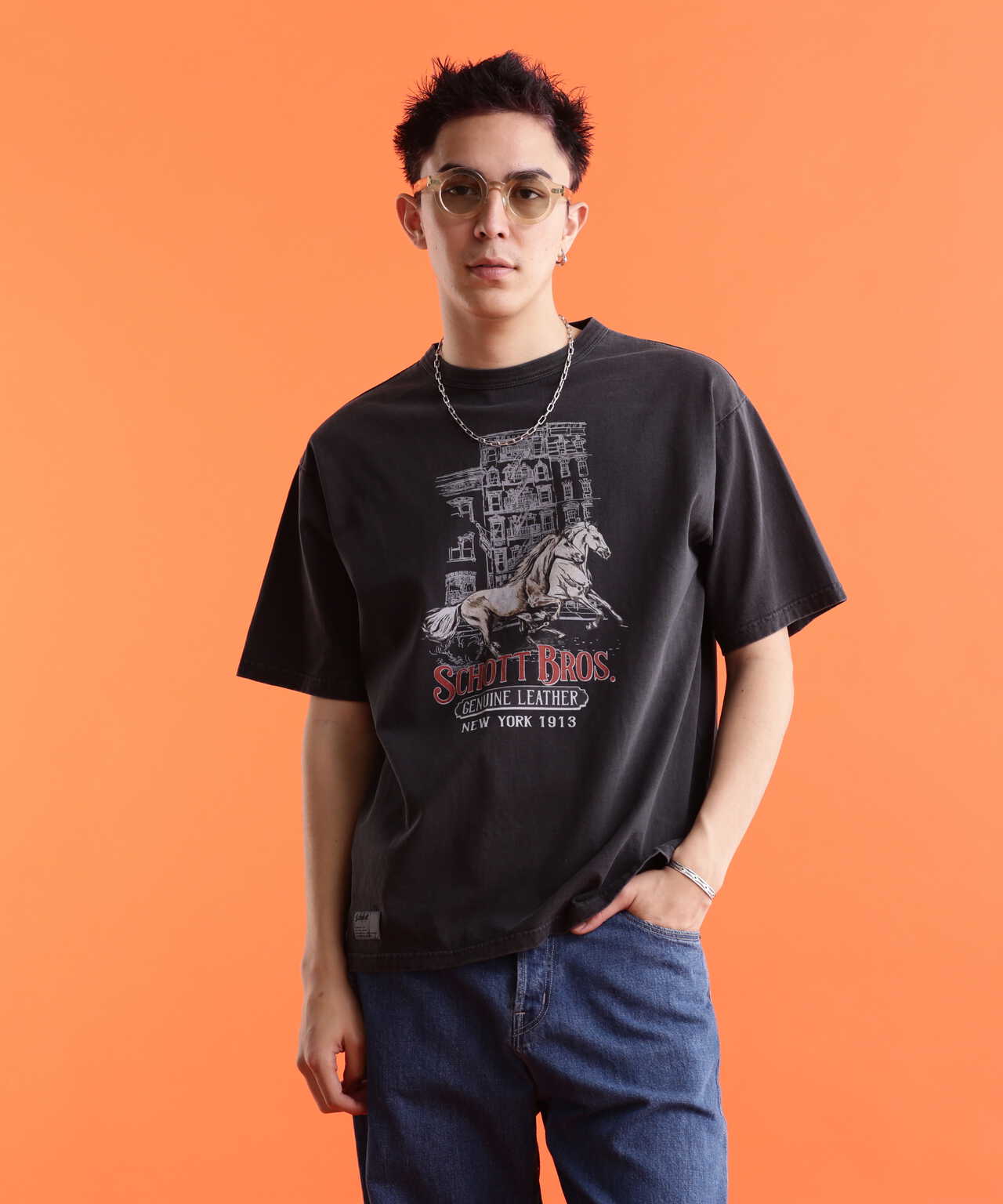 S/S T-SHIRT "HORSE IN NEW YORK"