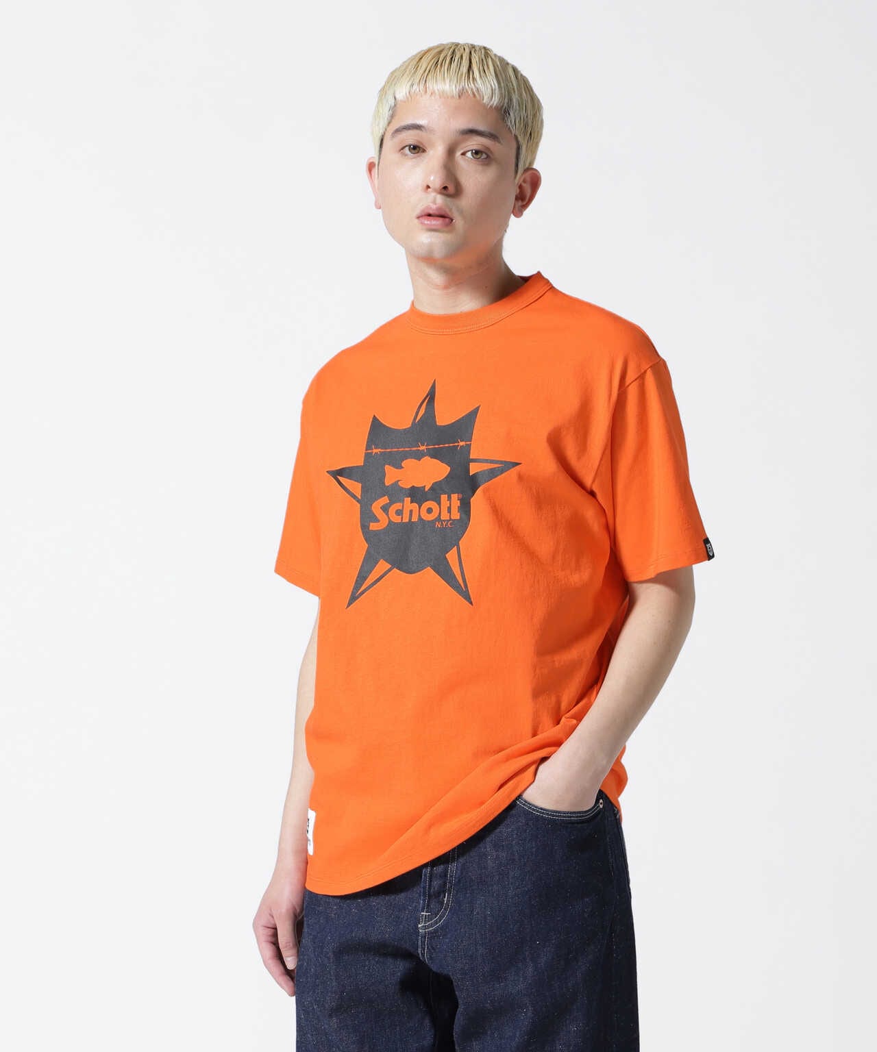 xBASS BRIGADE/バスブリゲード/T-SHIRT/Tシャツ | Schott ( ショット ) | US ONLINE STORE（US  オンラインストア）