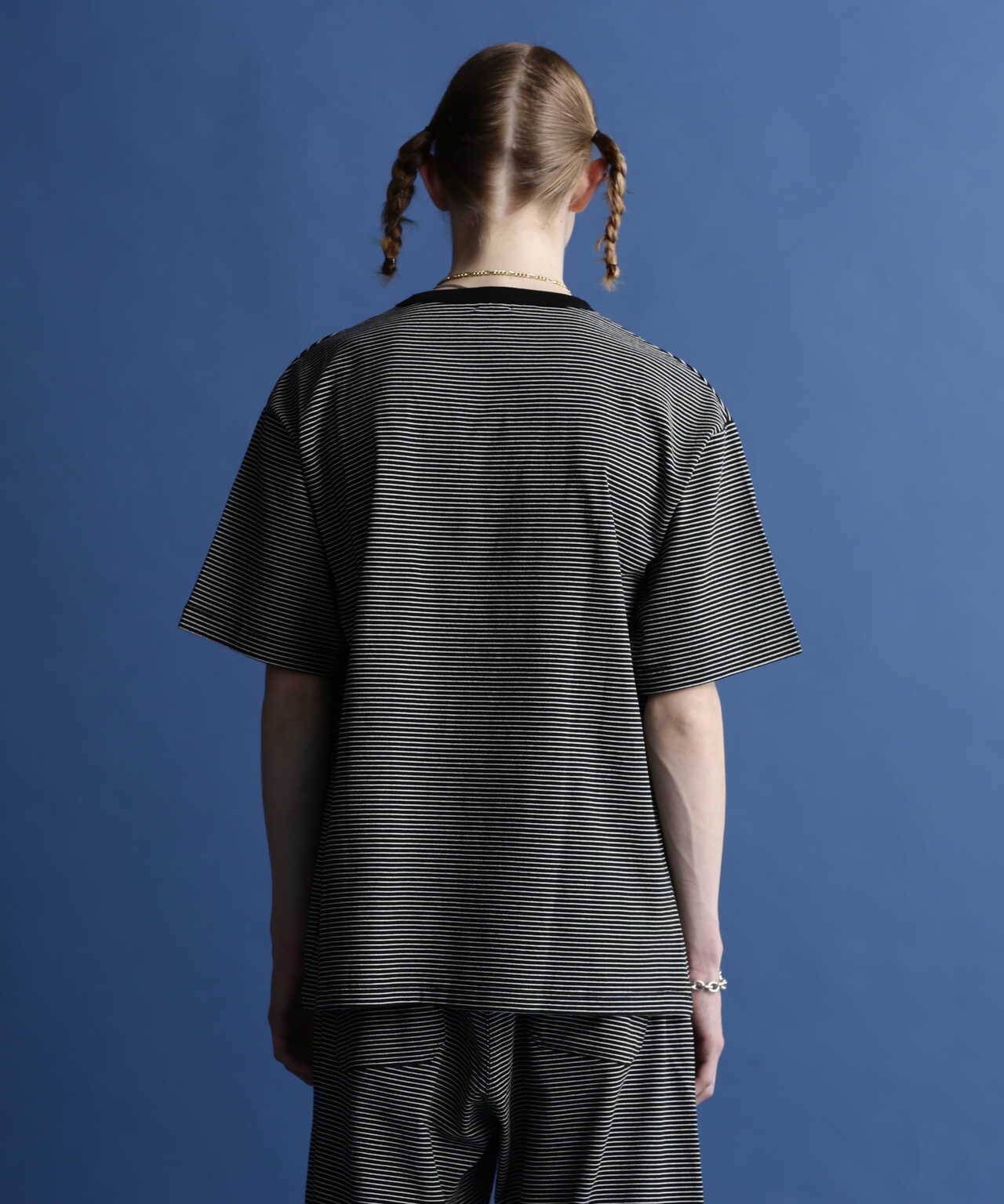 WEB LIMITED】BLIND STRIPE T-SHIRT/ブラインドストライプ Tシャツ