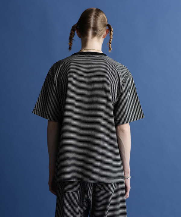 【WEB LIMITED】BLIND STRIPE T-SHIRT/ブラインドストライプ Tシャツ