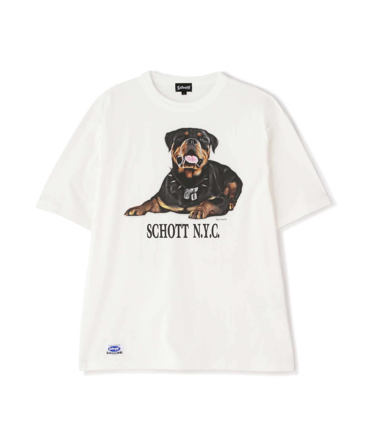 WEB LIMITED】T-SHIRT ROTTWEILER/ロットワイラー Tシャツ | Schott