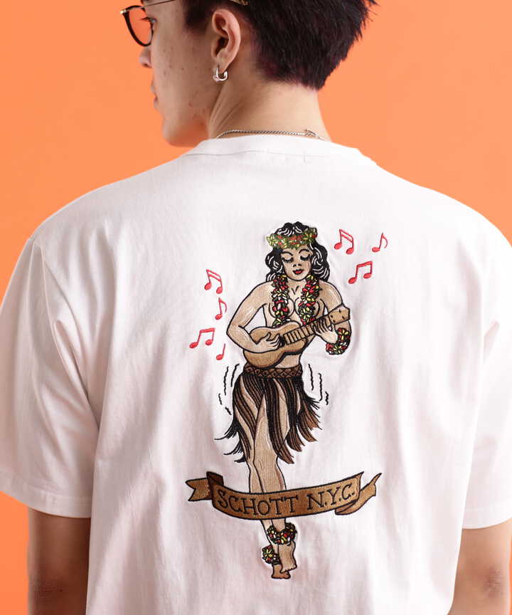 【WEB LIMITED】T-SHIRT HULA GIRL/Tシャツ ”フラガール”