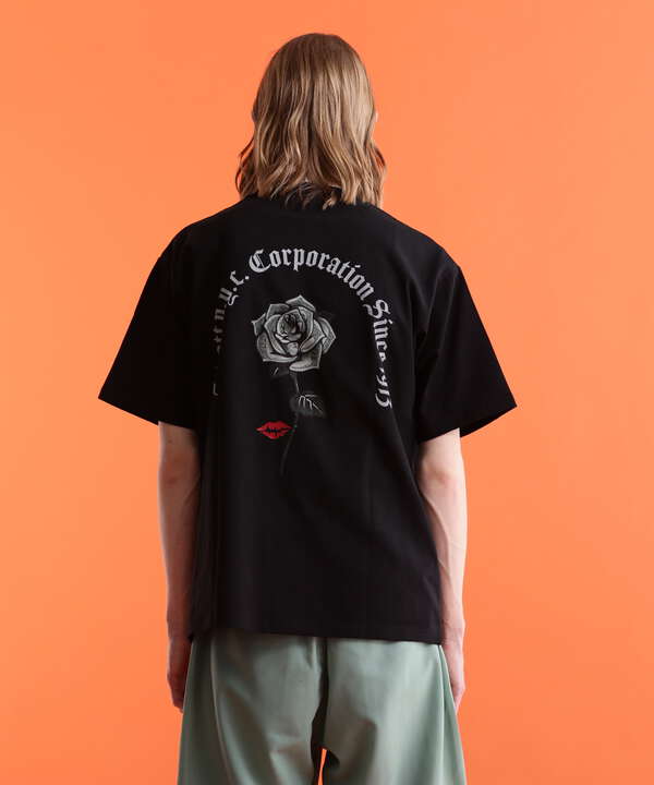 WEB LIMITED】T-SHIRT DOLLER ROSE/Tシャツ 