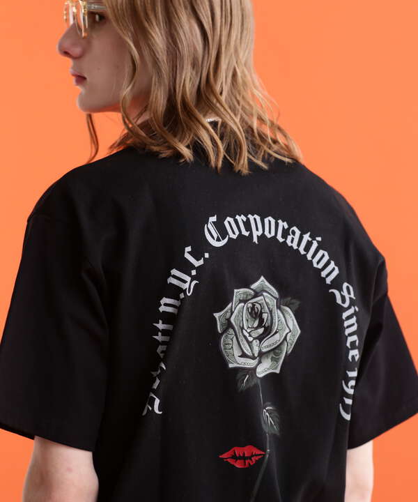 【WEB LIMITED】T-SHIRT DOLLER ROSE/Tシャツ "ダラーローズ"