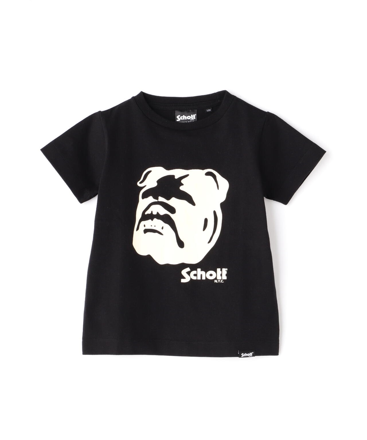 KID'S】SS T-SHIRT STENCIL BULLDOG/ステンシル ブルドック Tシャツ