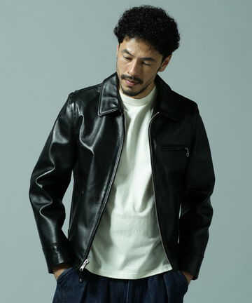 103US TRUCKER JACKET/レザートラッカー ジャケット