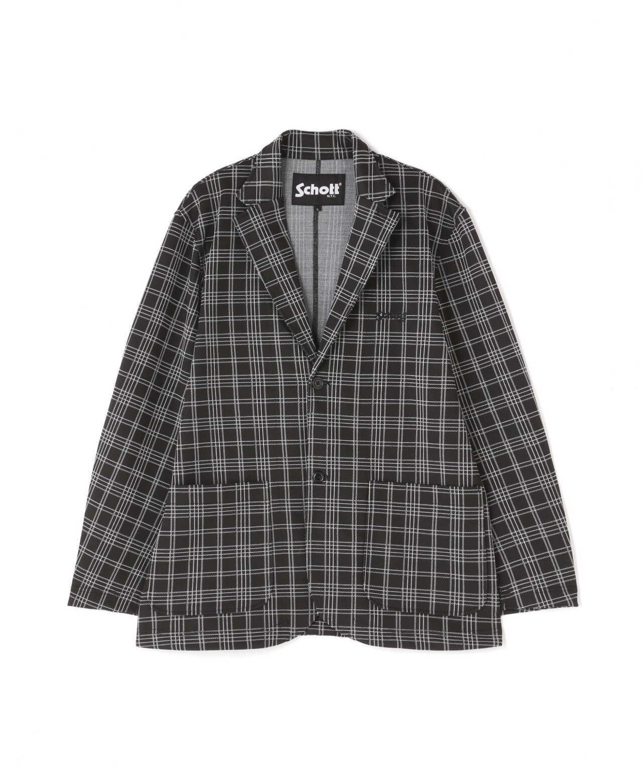 直営店舗限定】PATTERNED JERSEY 2BUTTON JACKET/パターンジャージ 2