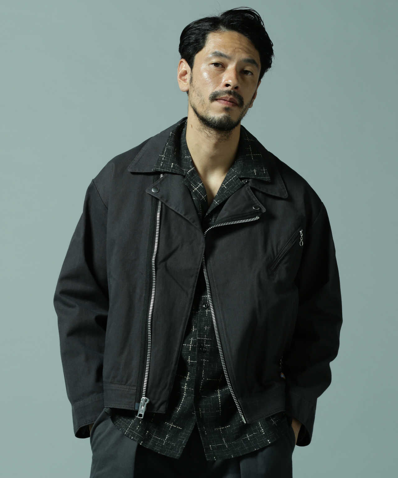 Schott×Dickies カツラギ　ライダースジャケット