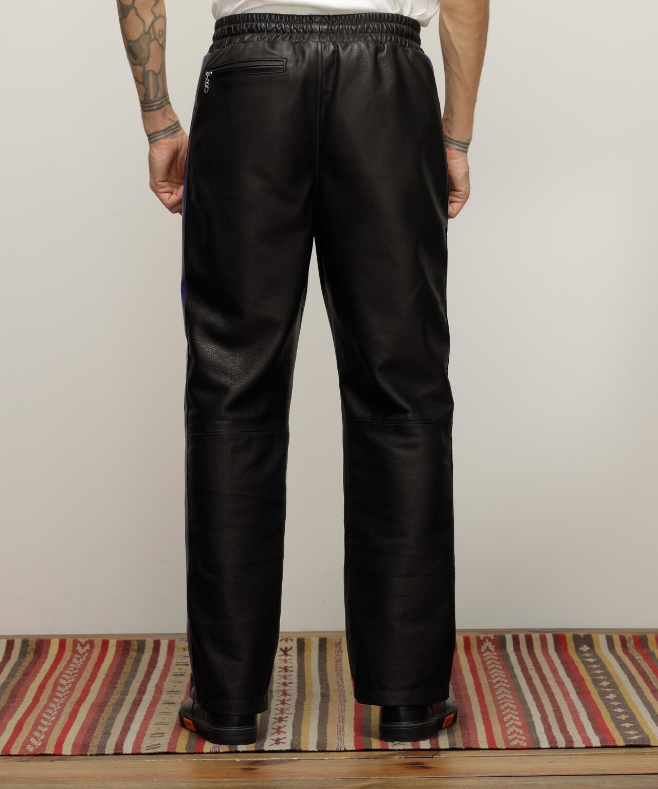 NEEDLES/×ニードルス/LEATHER TRACK PANTS/レザートラックパンツ | Schott ( ショット ) | US ONLINE  STORE（US オンラインストア）