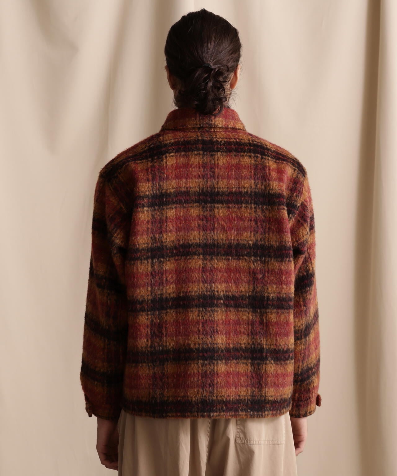 WEB LIMITED/SHAGGY PLAID SHIRT/シャギー チェックシャツ