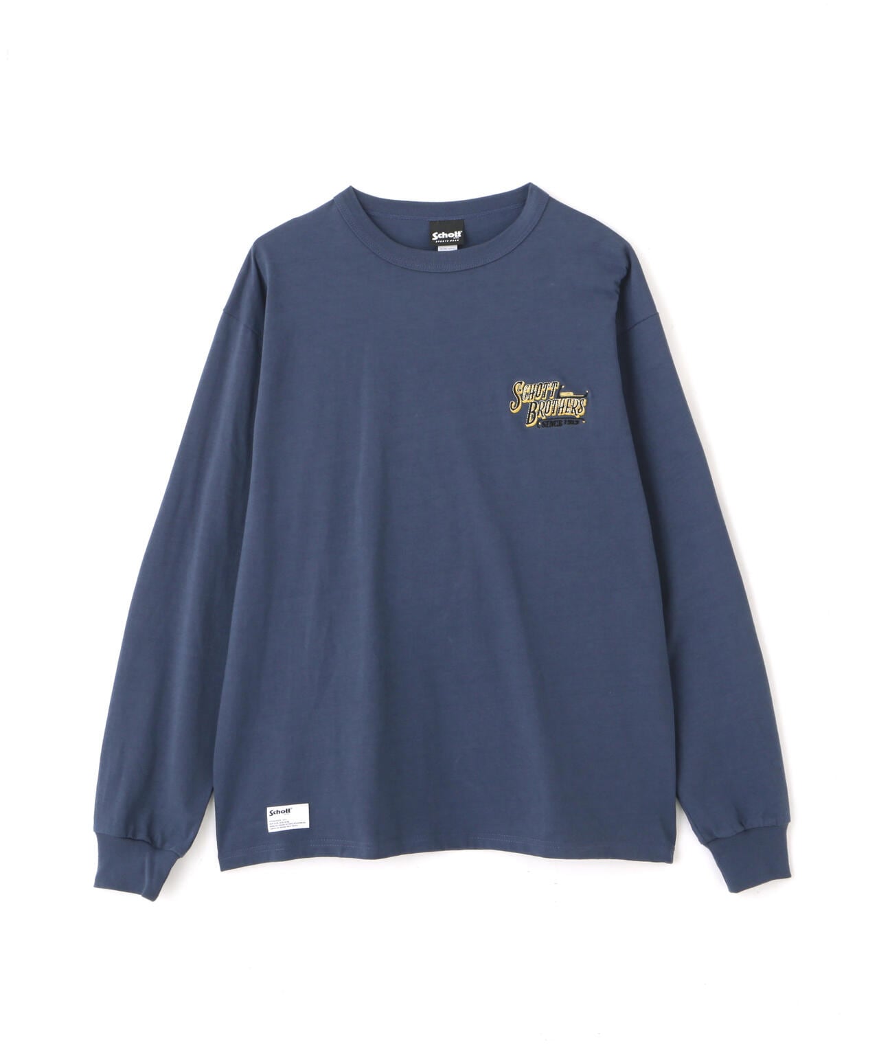 LS T-SHIRT BARBER EMB/"バーバーロゴ" 刺繍ロングスリーブTシャツ